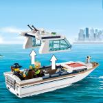 LEGO City,Yacht per Immersioni Subacquee, con Minifigure dei Sub, Creature Marine e Pescespada, Set per Bambini dai 5 Anni in su, 60221
