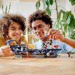 Héliporteur LEGO Super Heroes Marvel Avengers avec Iron Man, Thor et Captain Marvel, série Superhero, 76153