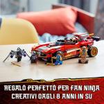LEGO NINJAGO Super-bolide Ninja X-1, Macchinina Giocattolo e Motocicletta Ninja con Personaggio Cole d'Oro, 71737