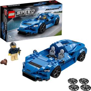 LEGO Speed ​​Champions 76902 McLaren Elva Spielzeugauto für 7-jährige Sportrennwagen mit Fahrer