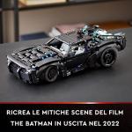 LEGO Technic BATMOBILE DI BATMAN, Modellino Auto da Costruire per Bambini con Mattoncini Luminosi, Set del Film del 2022, 42127, Imballaggio Normale