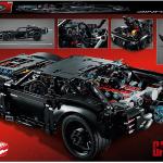 LEGO Technic BATMOBILE DI BATMAN, Modellino Auto da Costruire per Bambini con Mattoncini Luminosi, Set del Film del 2022, 42127, Imballaggio Normale