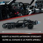 LEGO Technic BATMOBILE DI BATMAN, Modellino Auto da Costruire per Bambini con Mattoncini Luminosi, Set del Film del 2022, 42127, Imballaggio Normale
