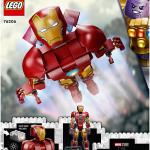 LEGO Marvel, Iron Man, Super Heroes Spielzeug für Kinder ab 9 Jahren, aus dem Film Avengers Age Of Ultron of the Infinity Saga, 76206
