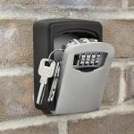 Cassa forte per chiavi, per esterno in metallo, con combinazione codice, ideale per depositare chiavi, materiale in metallo