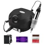 Fraise à ongles manucure, pour ongles, fraise professionnelle 35.000 tours, couleur noir
