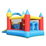 Grand château, gonflable, double toboggan, jeu d'enfant, tapis de saut, Happy Hop, 460m, 180kg