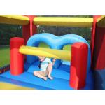 Grand château, gonflable, double toboggan, jeu d'enfant, tapis de saut, Happy Hop, 460m, 180kg