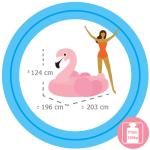 Intex Mega Flamingo 203 x 196 x 124 CM