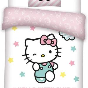 Hello Kitty, housse de couette lit enfant, lit simple