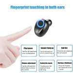 Écouteurs Bluetooth Mini F9 TWS Mini étanches IPX7 avec affichage LED - iOS, Android