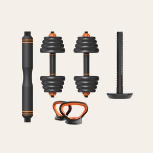 Ensemble Kettlebell et haltères, Multifonction, exercices de fitness, 20 kg.