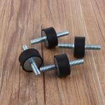 Bâtis en caoutchouc d'anti vibration, amortisseur de choc d'isolateur de bobine de compresseur d'air de bâti de compresseur d'air de monture de vibration en caoutchouc de 4pcs M8 30 × 15