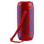 Tragbare Stereo Lautsprecher, tragbare Lautsprecher 5 x 2 Watt, Bluetooth, Wasserdicht, Rot