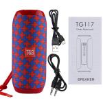 Tragbare Stereo Lautsprecher, tragbare Lautsprecher 5 x 2 Watt, Bluetooth, Wasserdicht, Rot
