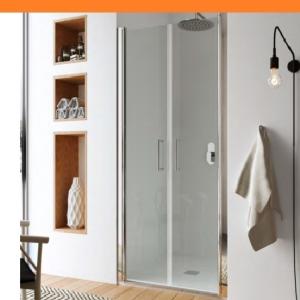 Boîte de douche avec double porte 77 / 81 hauteur 190cm