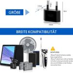 Adaptateur secteur de voyage américain, 2 broches pour fiche européenne, pour les appareils avec adaptateur secteur américain