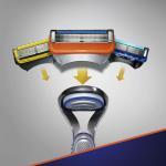 Gillette Fusion 5 Herren Rasiermesser + 11 Ersatzklingen, bequeme Rasur