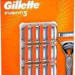 Gillette Fusion 5 Lamette di Ricambio per Rasoio Uomo, 12 Lamette