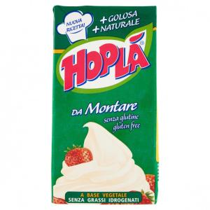Crème à fouetter Hoplà, déjà sucrée, sans gluten, 500 ml