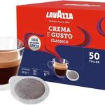 Lavazza Crema e Gusto Classico, 50 dosettes pour machine à espresso