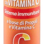 Equilibra, Più Propolis avec Vitamine C, Supplément pour la Fonction Normale du Système Immunitaire, Propolis et Vitamine C, Saveur Orange, 20 Comprimés Effervescents