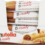 Nutella B-ready, 36 snacks 22gr, galette de pain fourrée au Nutella