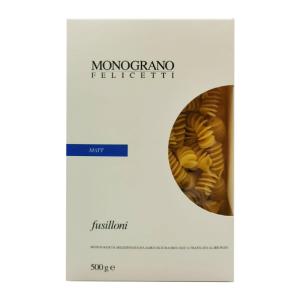 Fusilloni trafilati al bronzo BIO, 500g, semola biologica di grano duro Matt, Monograno Felicetti