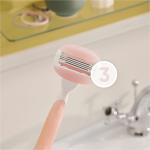 Gillette Venus ComfortGlide Women's Spa Breeze Rasierklinge, 1 Griff und 2 3-Klingen-Rasierklingen für Damenrasierer, für eine lang anhaltende, gründliche Flüssigkeitsrasur.
