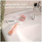 Recharge de lames de rasoir pour femmes Gillette Venus Comfortglide Breeze, Pack de 4 avec 3 lames, design performant, protection de la peau