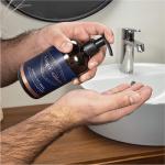 King C Gillette, Nettoyant pour le visage et la barbe des hommes pour le rasage, bouteille de 350 ml