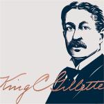 King C Gillette, Nettoyant pour le visage et la barbe des hommes pour le rasage, bouteille de 350 ml