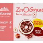 Zero Grano Kakao Haselnuss, Glutenfrei, Laktosefrei, 6 Packungen, 220 g, Galbusera