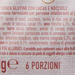 Zero Grano Kakao Haselnuss, Glutenfrei, Laktosefrei, 6 Packungen, 220 g, Galbusera