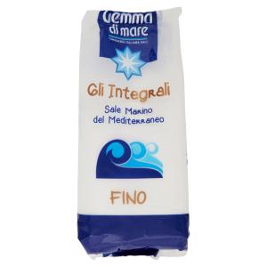 Sale Fino alimentare, integrale, mediterraneo 1 kg, Gemma