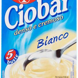 Ciobar denso e cremoso bianco, confezione da 5 buste, 150 g