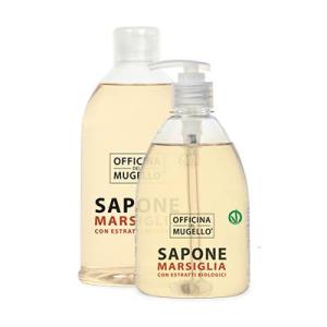 Sapone liquido di Marsiglia, Ipoallergenico, certificazione VeganOk, purificante e antiossidante