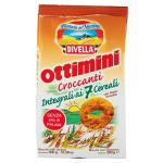 Biscuits complets aux 7 céréales, croustillants, ottimini, 300 g, Divella