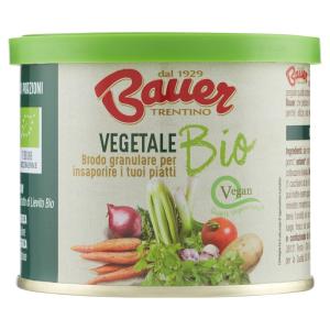 Bouillon de Végétaux Bio Granulaire Instantané, Bauer, 120 g