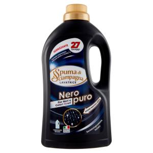 Spuma di Sciampagna, détergent lave-linge noir pur, lavages 27