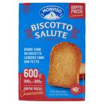Biscotti Salute Monviso confeziona da 2 x 600 g, confezione risparmio da 1.2kg