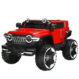 Elektroauto für Kinder, 12v, Jeep, 2 Sitze, mit 2,4g Fernbedienung, rote farbe