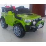 Auto elettrica per bambini, 12v, Jeep, 2 posti, con telecomando 2.4g, verde