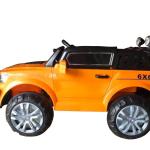 Elektroauto für Kinder, 12v, Jeep, 2 Sitze, mit 2,4g Fernbedienung, orange