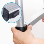 Échelle Télescopique en Aluminium 4,4 m – Pliable, Certifiée EN 131, Capacité 150 kg