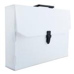 Valigette in polionda con maniglia, dorso 10 cm