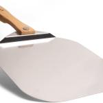 Pelle à pizza en aluminium, en aluminium, avec manche en bois pliable, facile à ranger, durable