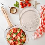 Pelle à pizza en aluminium, en aluminium, avec manche en bois pliable, facile à ranger, durable