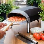 Pelle à pizza en aluminium, en aluminium, avec manche en bois pliable, facile à ranger, durable