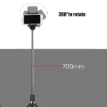 Bâton de Selfie, trépied, Bluetooth, avec le bouton prend des photos ou vidéo, noir